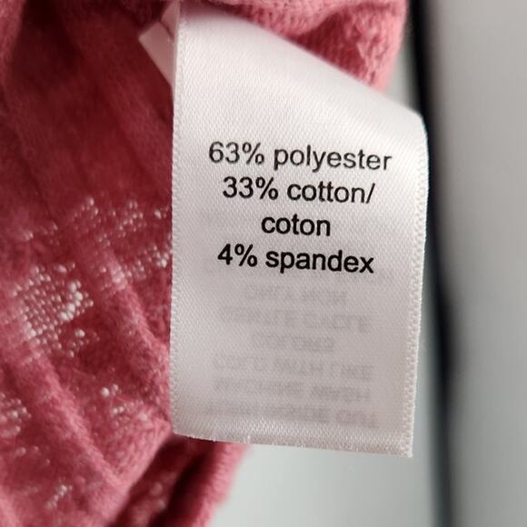 Maurices Pink Ombre Button Down Sweater - Women's Medium - Picture 4 of 4